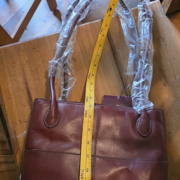 Leather Purse In Tobacco Shade - Picture 11 of 11